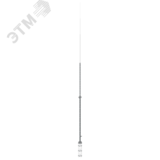 Мачта молниеприемная отдельностоящая L 12м оцинкованная сталь