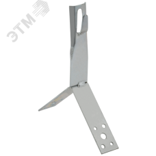 Держатель проводника круглого 6-8 мм для конька h 100 мм оцинкованная сталь