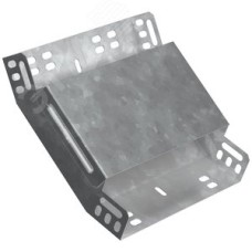 Поворот на 45 градусов вертикальный внутренний 100х100 горячеоцинкованный