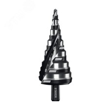 Сверло ступенчатое, винтовая спираль, Pro-Max 4-39 мм, 14 ступеней