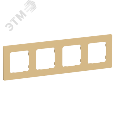 FLITE CLASSIC Рамка 4-местная РУ-4-К-ФлШм шамуа IEK