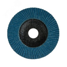 Круг лепестковый торцевой, циркониевый, P80, 125х22,2мм INOX