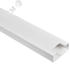 METRA Кабель-канал парапетный 130х50мм с крышкой шириной 75мм белый