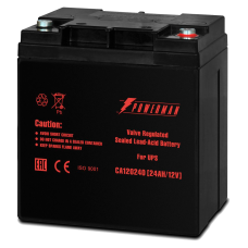 Батарея POWERMAN Battery CA12240, напряжение 12В, емкость 24Ач, макс. ток разряда 360А, макс. ток заряда 7.2А, свинцово-кислотная типа AGM, тип клемм M1, Д/Ш/В 166/126/174, 8.4 кг./ Battery POWERMAN Battery CA12240, voltage 12V, capacity 24Ah, max. discha