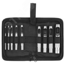 Набор Пробойники для кожи ''Мастер'', 2-13мм, 9шт