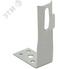 Держатель проводника круглого 6-8 мм угловой h 60 мм нержавеющая сталь