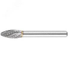 Шарошка карбидная, штифт 6 мм, тип ''H'', эллипсоидная 8х20х65 мм