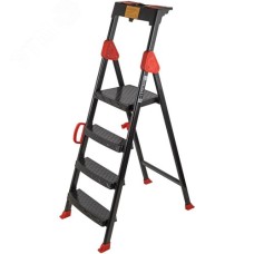 Лестница-стремянка стальная Comfort, 4 ступени