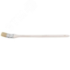 Кисть радиаторная, натур. светлая щетина, деревянная ручка 2'' (50 мм)