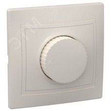 KVARTA Светорегулятор поворотный 400Вт ВСР10-1-0-ККм кремовый GENERICA