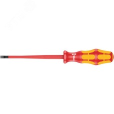 Отвертка диэлектрическая шлицевая 160 iS SL VDE с зауженным рабочим концом 1X5.5X125 мм