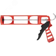 Пистолет для герметика 225 мм скелетный, полипропиленовый корпус усиленный фибергласом