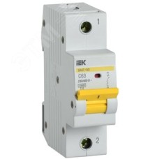 Выключатель автоматический ВА47-150 1Р 63А 15кА характеристика C