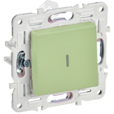 SKANDY Выключатель 1-клавишный проходной с индикацией 10А SK-V08G мятный IEK