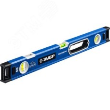 Уровень мощный 600 мм с рукоятками и зеркальным глазком Эксперт