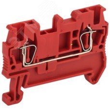 Клемма пружинная КПИ 2в-1,5 17,5А красный