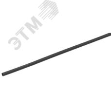 Трубка термоусадочная ТТУ 2/1 черная 1м GENERICA