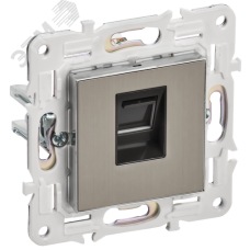 SKANDY Розетка компьютерная RJ45 кат.5E SK-K01N никель IEK
