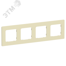 FLITE CLASSIC Рамка 4-местная РУ-4-К-ФлН навахо IEK