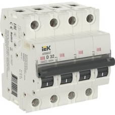 Выключатель автоматический четырехполюсный D 32А M06N