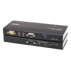 Удлинитель консоли (клав./мышь USB+мон.+аудио+RS232) на 200м/ USB VGA/Audio Cat 5 KVM Extender