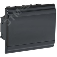 Корпус модульный пл. встр. ЩРВ-П-9 PRIME черный IP41