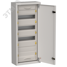 TITAN 5 Корпус металлический ЩРн-48 (1х48) 710х310х140мм IP31 серый (одна дверь) IEK