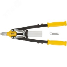 Заклепочник силовой двуручный, пластиковый контейнер 3.2-6.4 мм (440 мм)