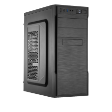 Корпус с блоком питания 450Вт./ Case Forza ATX, 450W, 1xUSB2.0+1xUSB3.0, Black, w/o FAN, 8 cm fan PSU, power cord
