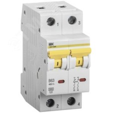 Выключатель автоматический ВА47-60M 2Р 63А 6кА B
