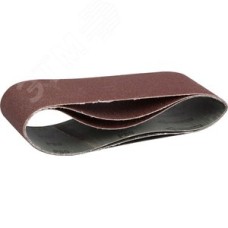 Лента шлифовальная МАСТЕР, для ЛШМ, 75х533 мм, P80, 3 шт