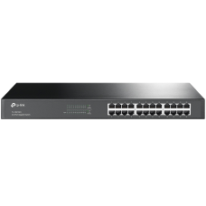 Коммутатор/ 24-port Gigabit Switch, 24 10/100/1000M RJ45 ports, 1U 19-inch rack-mountable steel case