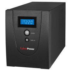 ИБП CyberPower VALUE 2200E, Line-Interactive, 2200VA/1320W, USB&Serial, RJ11/RJ45, 4 Schuko розетки, Black, 0.16х0.21х0.35м., 15.8кг./ UPS Line-Interactive CyberPower VALUE2200ELCD 2200VA/1320W USB/RS-232/RJ11/45 (4 EURO)