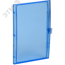 Дверца для корпуса пластикового КМПн-36 IP65 синяя прозрачная TEKFOR