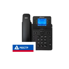 IP-телефон Flat-Phone B6: 6 SIP-аккаунтов, 2 порта 10/100/1000BASE-T (RJ-45), ЖК-дисплей, PoE, ТОРП