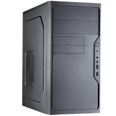 Корпус без блока питания/ Case Foxline FL-733, mATX, 2x5.25EXT, 2x3.5EXT, 5x3.5INT, 2xUSB2.0, HDA, w/o FAN, w/o PSU, no pwr cord