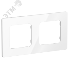 FLITE CLASSIC Рамка 2-местная РУ-2-К-ФлБ белый IEK