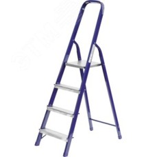 Стремянка стальная, 4 ступени, 82 см