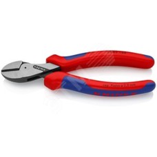 Бокорезы компактные X-CUT резка - мягкая проволока 48мм проволока средней твердости 38мм твердая проволока 27мм рояльная струна (HRC 59) 22мм L=160мм хромированные двухкомпонентные рукоятки цвет черный