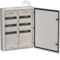 TITAN 5 Корпус металлический ЩРн-96 (2х48) 710х570х140 IP54 сер