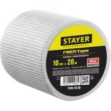 Серпянка самоклеющаяся FIBER-Tape 10см х 20м 3х3 мм