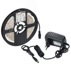 Комплект светодиодной лента 12В IP65 8Вт/м 24В IP20 60LED/м