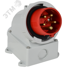 Вилка стационарная ССИ-5152 16А-6ч/380В 3P+PE+N IP67 IEK