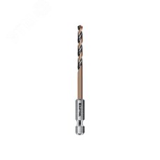 Сверло по металлу для винтовёртов и шуруповертов IMPACT READY, НЕХ-1/4"", d 3,0 х 72 мм