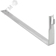 Держатель проводника круглого 6-8 мм черепичная кровля L 430 мм алюм