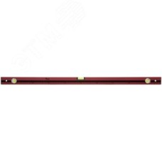 Уровень ''Оптима'', 3 глазка, красный корпус, фрезерованная рабочая грань, шкала 1000 мм