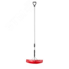 Скрепер для уборки снега на крышах, металлическая телескопическая ручка 620х150x(2000-6000) мм