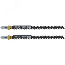 Полотна по дереву двусторонние, HCS, шлифованные под свободным углом зубья, 116/90 мм, T344CB, 2 шт.