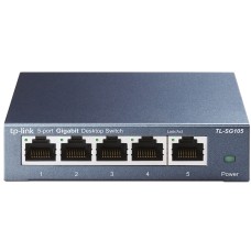 Коммутатор/ 5-port Desktop Gigabit Switch, 5 10/100/1000M RJ45 ports, metal case