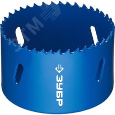 Коронка биметаллическая 70мм, быстрорежущая сталь